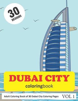 Book cover for Dubai City Coloring Book