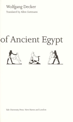 Book cover for Sports and Games in Ancient Egypt