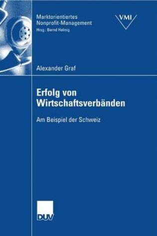 Cover of Erfolg von Wirtschaftsverbänden