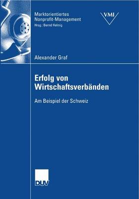 Book cover for Erfolg von Wirtschaftsverbänden