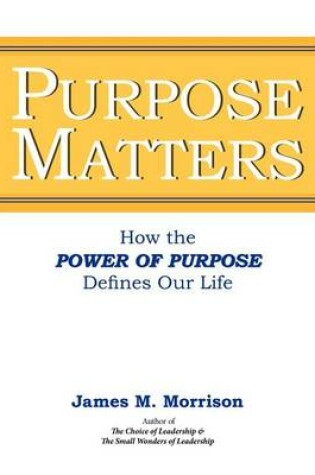 Cover of Purpose Matters