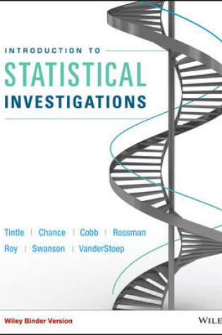 Cover of Introduction to Statistical Investigations, Binder Ready Version