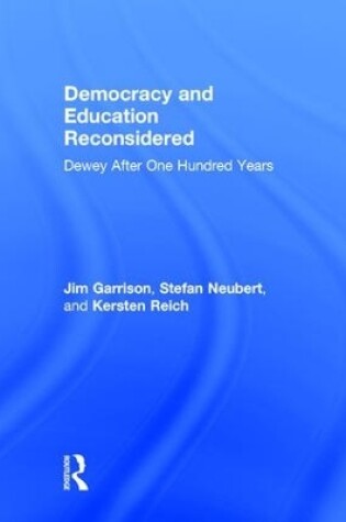 Cover of Democracy and Education Reconsidered