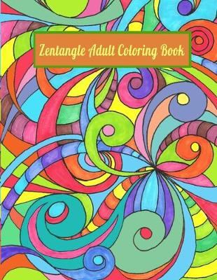 Book cover for Zentangle Adult Coloring Book