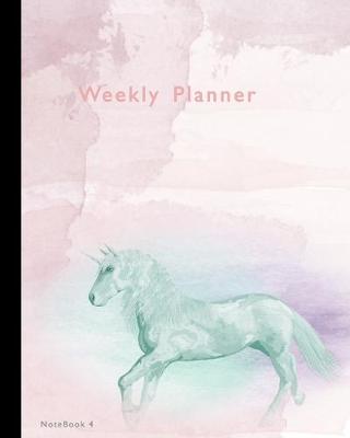 Book cover for Weekly Planner Notebook 4