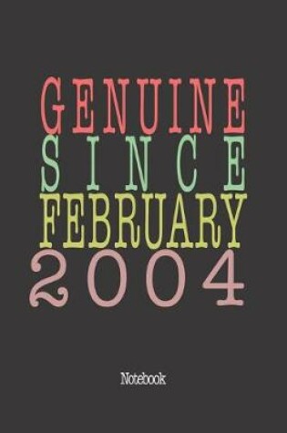 Cover of Genuine Since February 2004