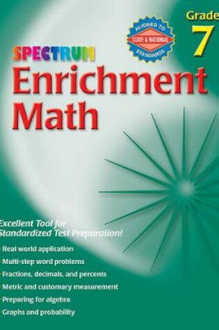 Cover of Enrichment Math, Grade 7