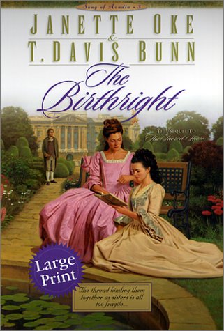 Book cover for The Birthright /c Janette Oke & T. Davis Bunn