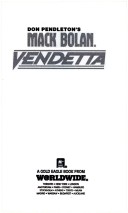 Book cover for Vendetta