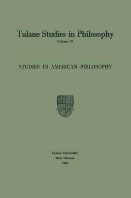 Cover of Studies in American Philosophy