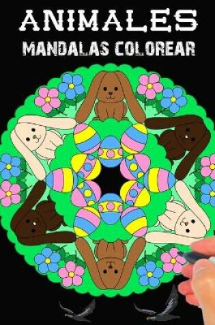 Cover of Animales mandalas colorear