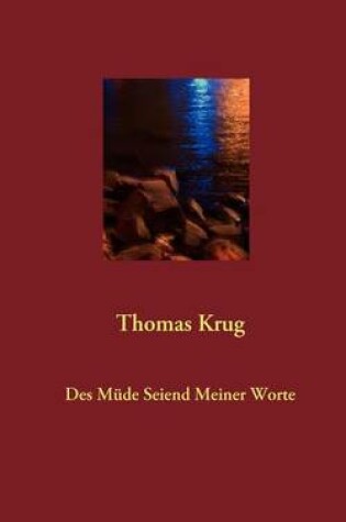 Cover of Des M de Seiend Meiner Worte