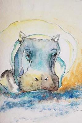 Book cover for Sweet Hippo Watercolor Art Journal