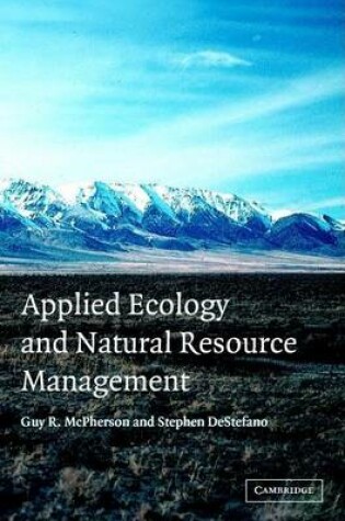 Cover of Applied Ecology and Natural Resource Management