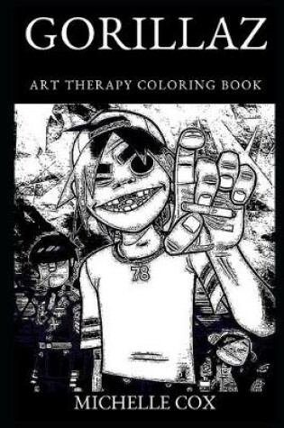Cover of Gorillaz Art Therapy Coloring Book