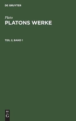 Book cover for Platons Werke