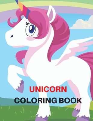 Book cover for Unicorn Coloring Book