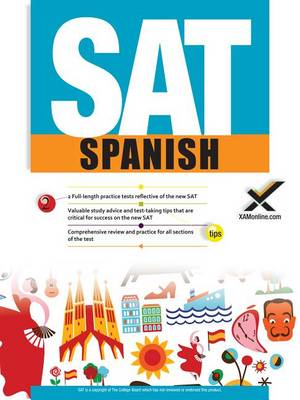 Book cover for SAT Spanish 2017