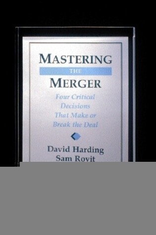 Cover of Mastering the Merger