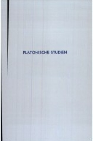 Cover of Platonic Studies