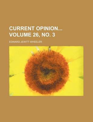 Book cover for Current Opinion Volume 26, No. 3