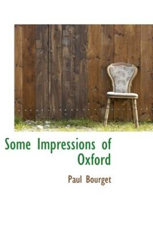 Cover of Some Impressions of Oxford