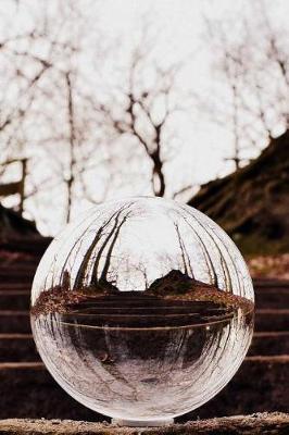 Book cover for 150 Page Lined Crystal Ball On The Stairs Journal