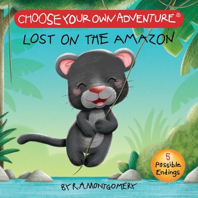 Book cover for Lost on the Amazon Board Book (Choose Your Own Adventure)