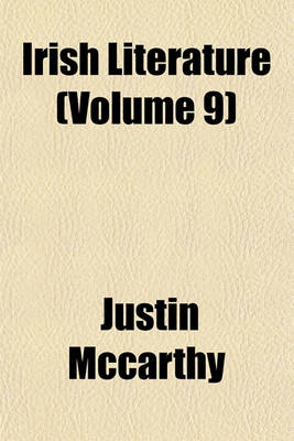 Book cover for Irish Literature (Volume 9)