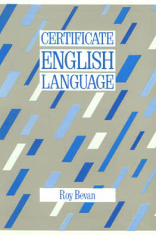 Cover of Certificate English Language