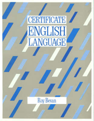 Cover of Certificate English Language