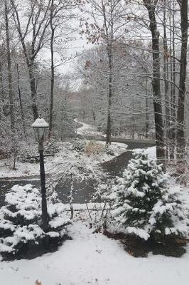 Cover of Winter Scene Snow Covered Trees Bushes Journal