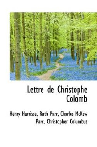 Cover of Lettre de Christophe Colomb