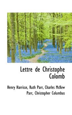 Book cover for Lettre de Christophe Colomb