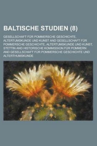 Cover of Baltische Studien (8)