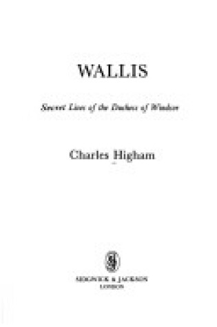 Cover of Wallis