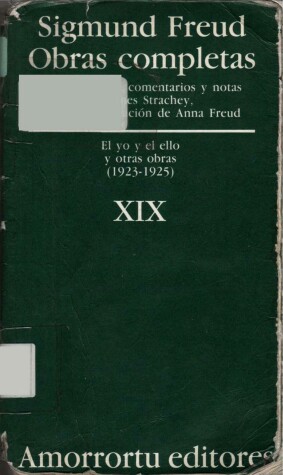 Book cover for Obras Completas - Tomo XIX El Yo y El Ello y Otras Obras