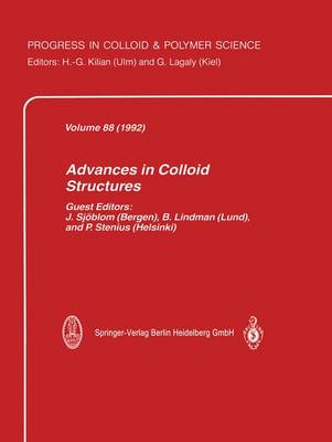 Book cover for Advances in Colloid Structures