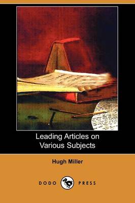 Book cover for Leading Articles on Various Subjects (Dodo Press)