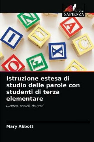 Cover of Istruzione estesa di studio delle parole con studenti di terza elementare