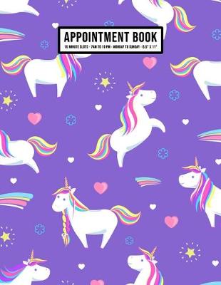 Book cover for Unicorn Appointment Book