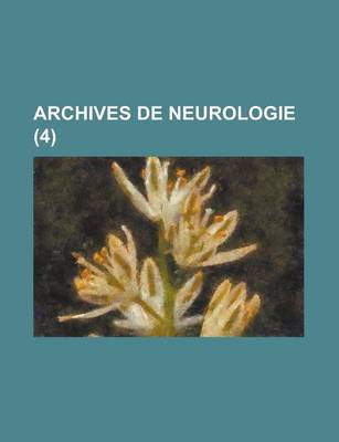 Book cover for Archives de Neurologie (4)