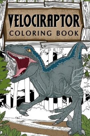 Cover of Velociraptor Coloring Book