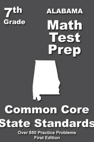Cover of Alabama 7th Grade Math Test Prep
