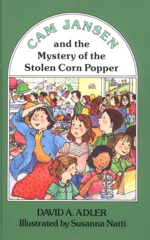 Book cover for CAM Jansen and the Mystery of the Stolen Corn Popper