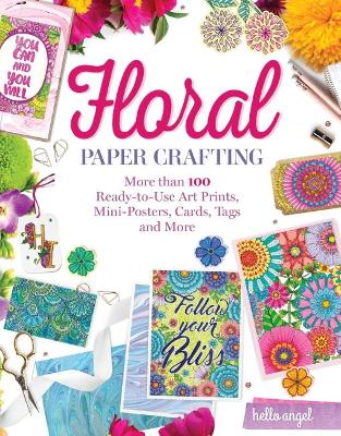 Book cover for Hello Angel Floral Papercrafting