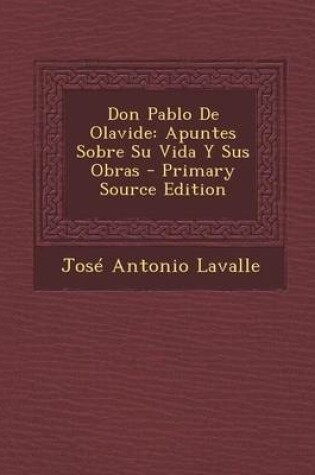 Cover of Don Pablo de Olavide