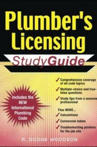 Cover of Plumber's Licensing Study Guide