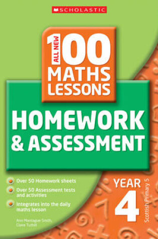 Cover of 100 Maths Homework and Assessment Activities for Year 4