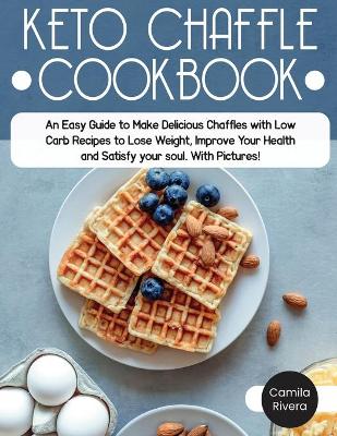 Book cover for Keto Chaffle cookbook